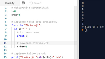 Tečaj programiranja v Python Izrazi